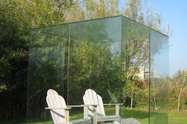 Modern garden gazebo