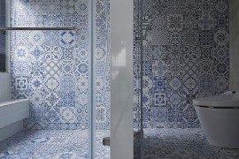 Modern toilet design for those who love plenty of pattern