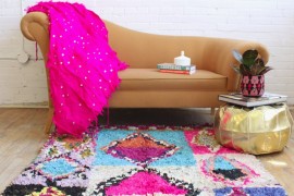 Neon Boho rug from Baba Souk
