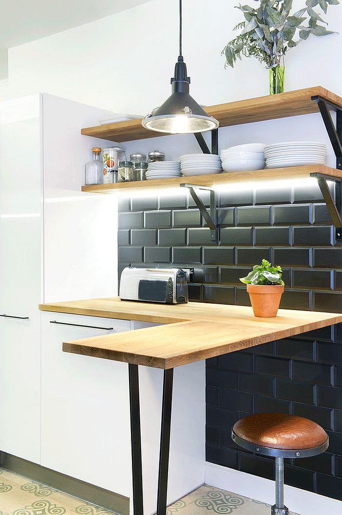 Scandinavian kitchens fit into even the tiniest of spaces [Design: Egue y Seta]