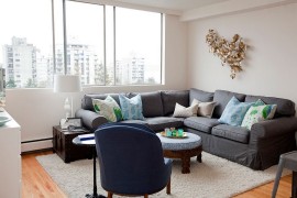 Simple and beautiful metallic wall art [Design: The Cross Interior Design]