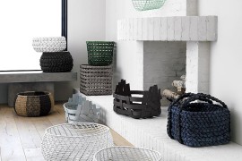 Storage baskets from CB2