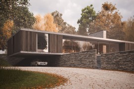 The Quest -  Midcentury-esque single-story dwelling