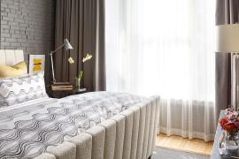 Use sheer curtains and dark drapes for both privacy and ventilation
