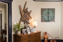 Wall art comes in varied shapes, forms and textures! [From: Danielle Sykes Photography]