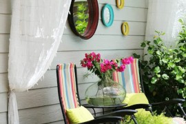 Reed fencing for a cool outdoor shade