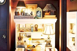 Light up your closet workspace beautifully