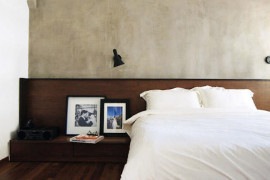 Minimal modern bedroom design