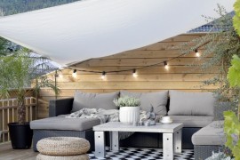 Create temporary outdoor shade with ease using sails