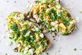 Avocado toast by How Sweet It Is