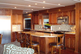 Bravada Luxury Houseboat Kitchen