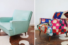 Bright Mid-century Modern chair restoration