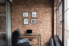 Classic Egg chair in black for the bachelor loft