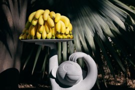 Concrete Monkey Side Table