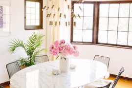 Dining room of A House in the Hills blogger Sarah Yates