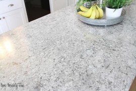 Formica countertops in a kitchen makeover