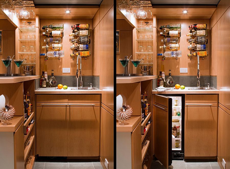 Dining Room With Mini Bar Area