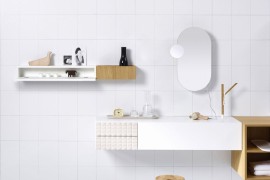 Ingrid Modular Bathroom Range white backdrop