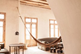 Interior of the stone houses is both contemporary and classic