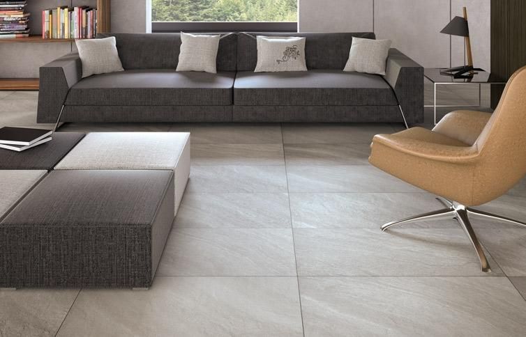 Modern Living Room With Tile Flopor