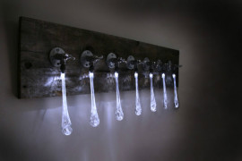 LiquidLights LED Glass Light Fixture