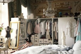 Luxurious bedroom with ample storage brings a touch of fairytale fanatasy to the real world