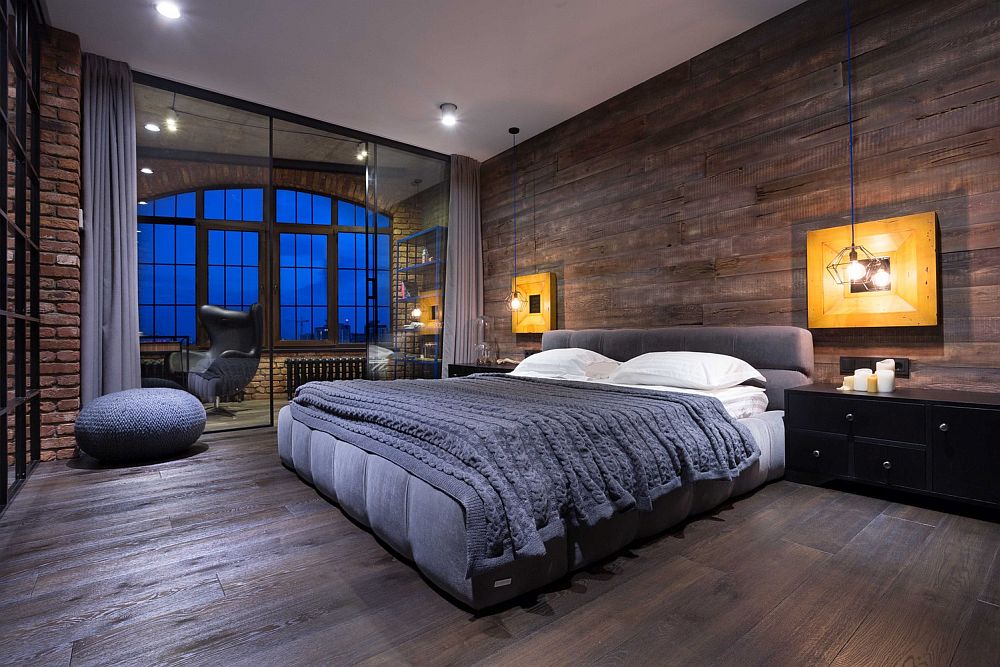 Masculine Bedroom Design Idea For The Modern Loft