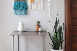 Moon phase garland by A Beautiful Mess