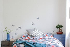 Scandinavian bedroom with understated beauty