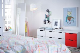 Smart 8 drawer dresser for the trendy teen bedroom from IKEA