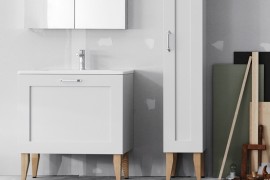 Swoon Square vanity unit in white
