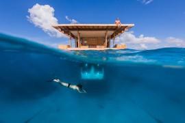 Underwater hotel in Pemba Tanzania