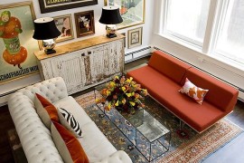 Vintage meets modern inside this eclectic New York home