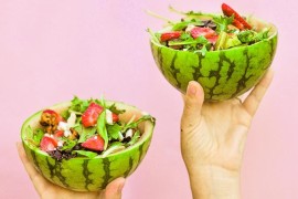 Watermelon bowls from Proper