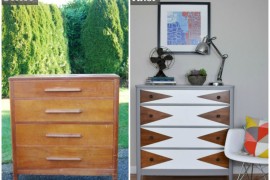 Mod Triangle Dresser - Before and After