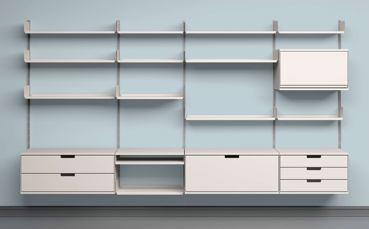 Minimalist Bookcase Systems 