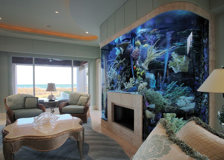 Minimalist Aquarium Rooms With Luxury Interior