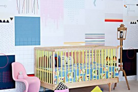 Colorful and creative nursery idea