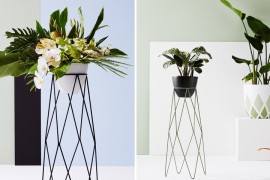 Geometric planters from Ivy Muse