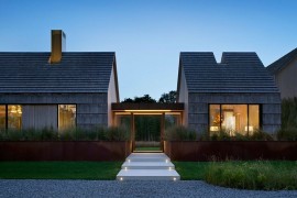 Gorgeous contemporary home with barn-style exterior