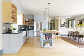 Gorgeous globe pendants for the stylish contemporary kitchen [From: Susan Teare, Professional Photographer]