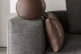 Leonard sofa geometric shapes