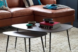 Nesting coffee tables from West Elm
