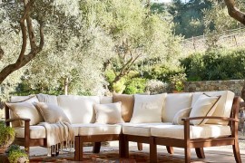Outdoor sectional sofa from Pottery Barn