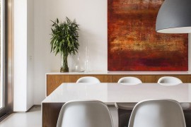 Panton S Chair in white for the dining room