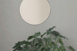 Round mirror from ferm LIVING