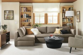 Sleeper sofa and storage chaise from Room & Board