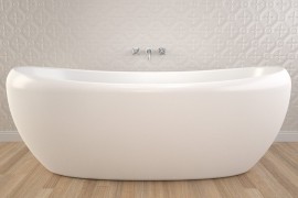 White Caroma tub available through Reece