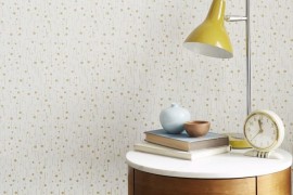 Abstract moon wallpaper from West Elm