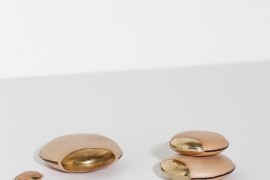 Bronze and leather objects from Table of Contents Studio